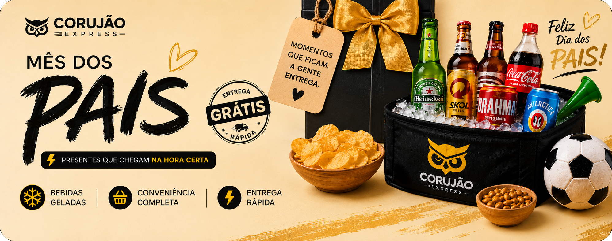 Corujão Express - delivery oficial para maiores de 18 anos.